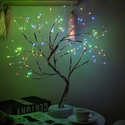 Luminária Cerejeira com Fios de Cobre em LED